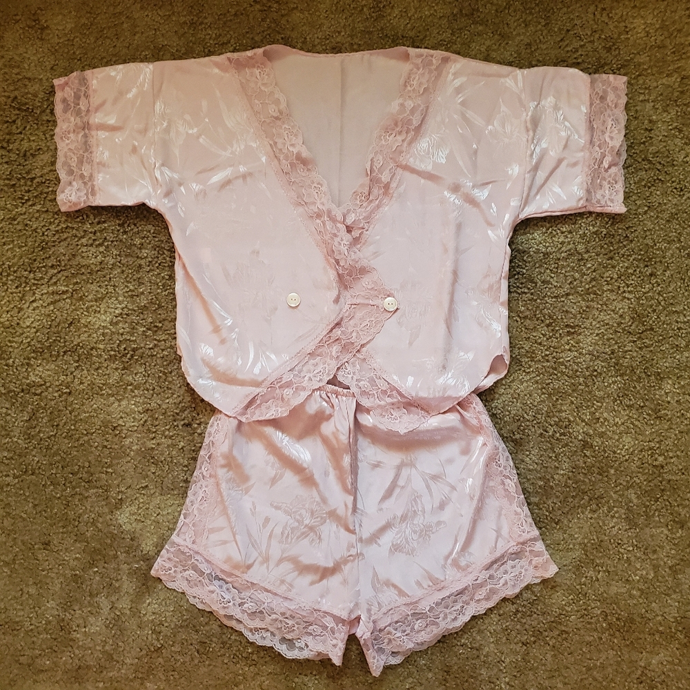 Vintage 1980's 2 Piece PJ Set